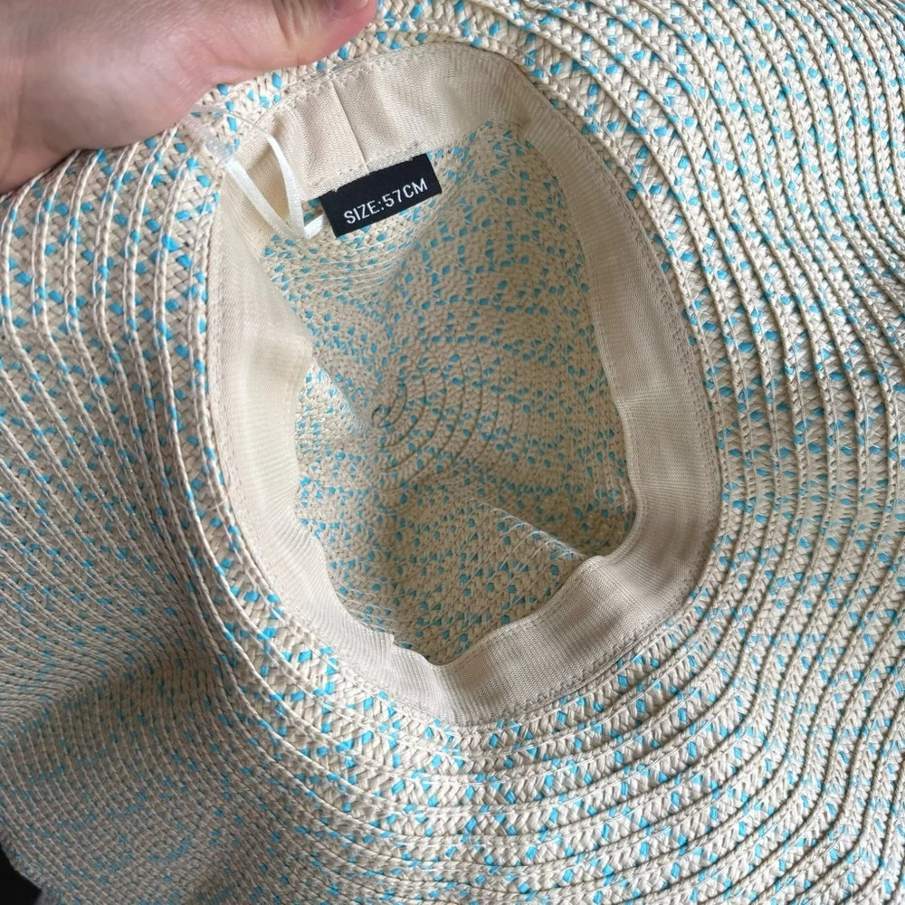 Large Summer Hats 57cm Edge Paper Cool Large Beach Hats Rolls Sun Hats for Women